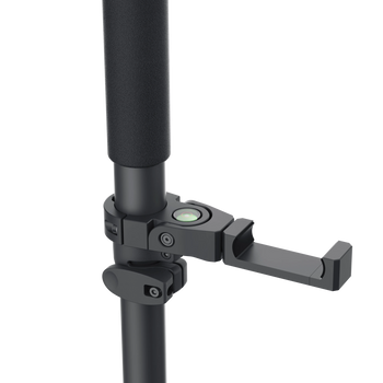 Survey Pole with a smartphone mount